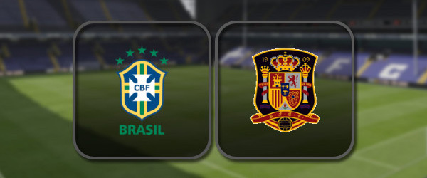 Бразилия - Испания онлайн трансляция