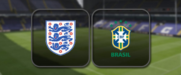 Англия - Бразилия: Полный матч и Лучшие моменты