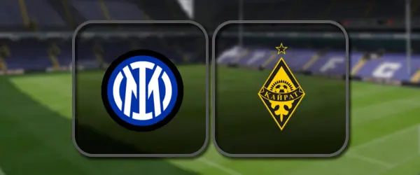 Интер - Кайрат прямая трансляция