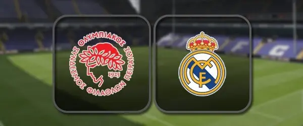 Олимпиакос - Реал Мадрид прямая трансляция