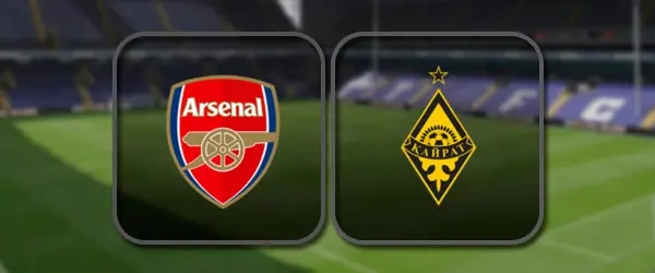 Арсенал - Кайрат: Полный матч и Лучшие моменты